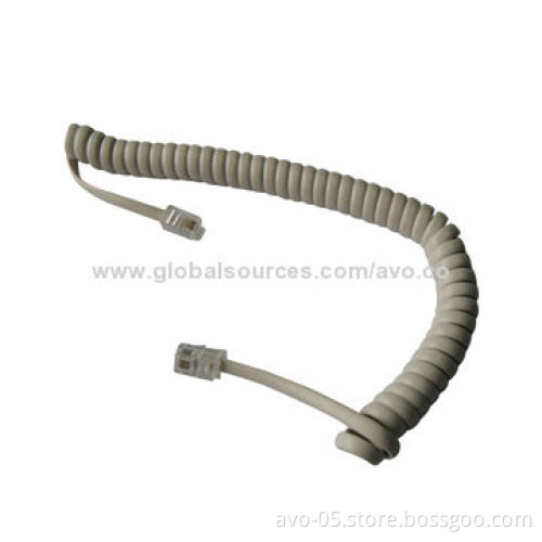 4P4C Male to Male Spring cable